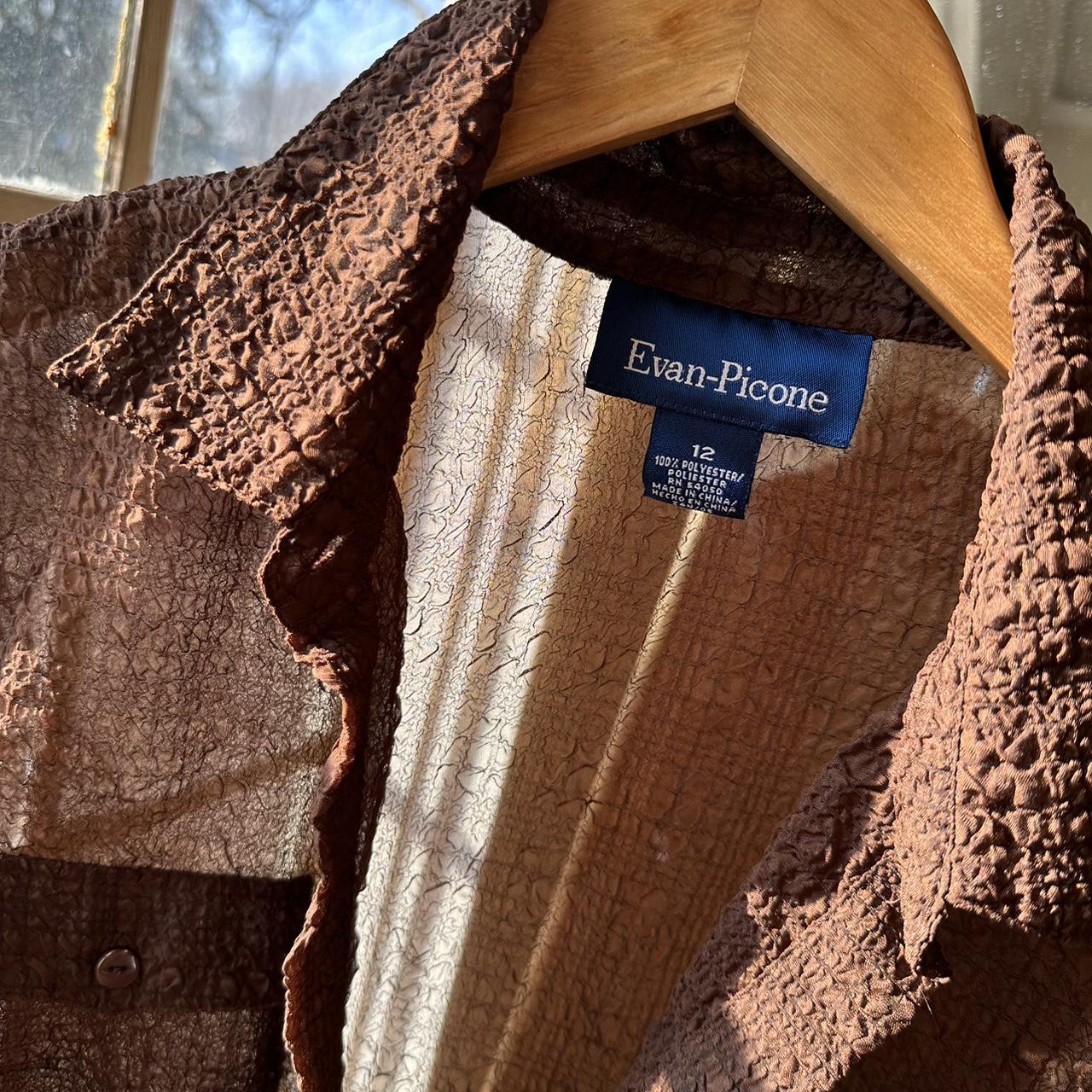 Evan Picone Women's Brown Shirt (3)