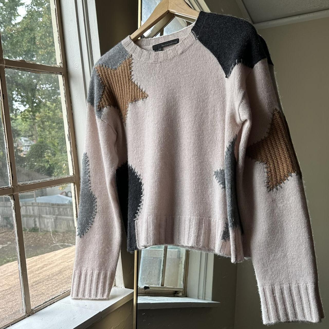 360 cashmere star sweater hotsell