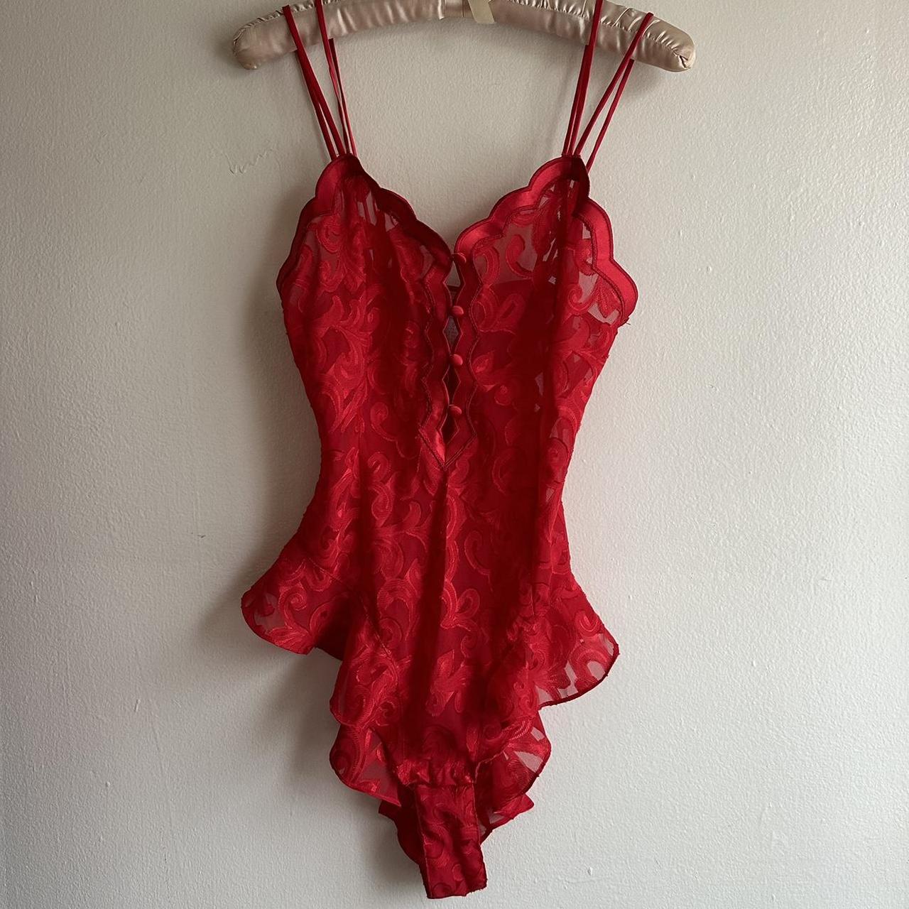 Vintage lingerie bodysuit , flexees type , by Cupid - Depop