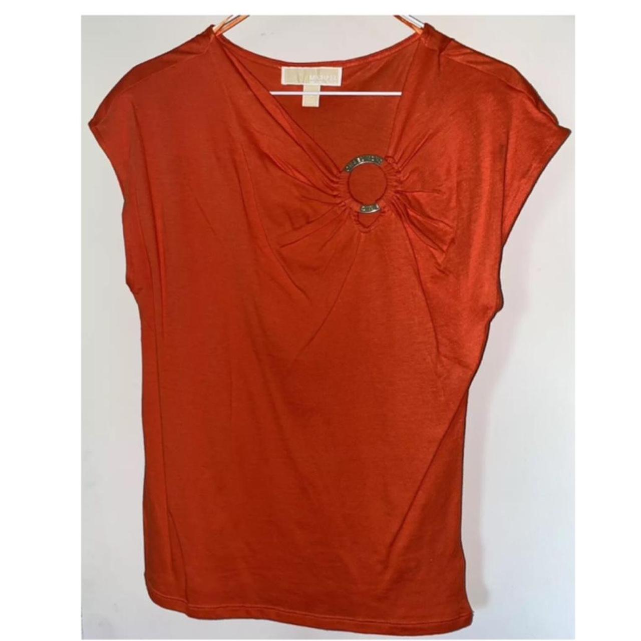 NWT Michael Kors Orange Small Top