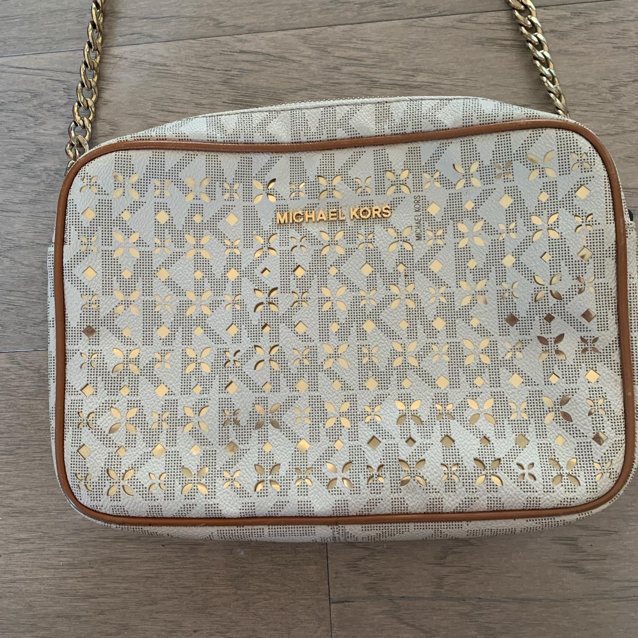 Authentic Michael Kors speedy bag. Great condition - Depop