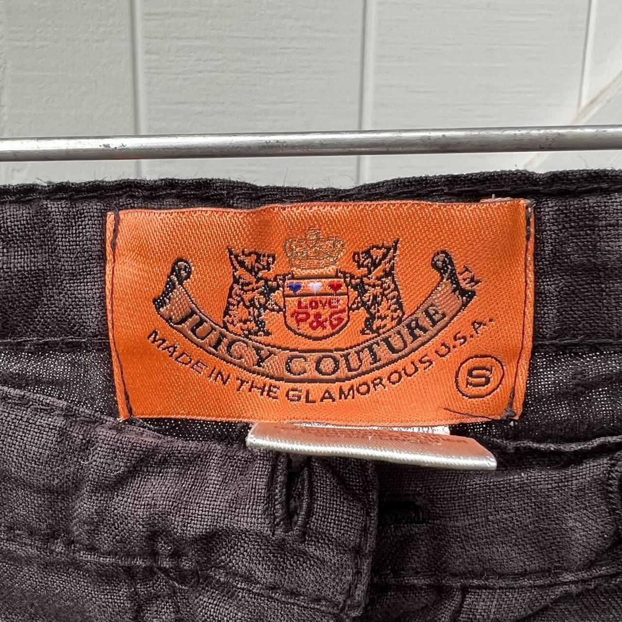 Juicy Couture Brown Linen Pants *tagged as... Depop