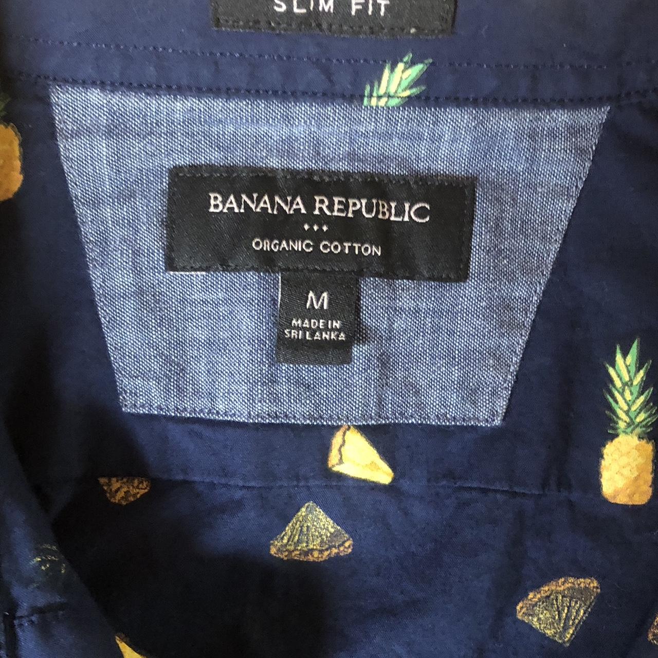 banana republic pineapple shirt