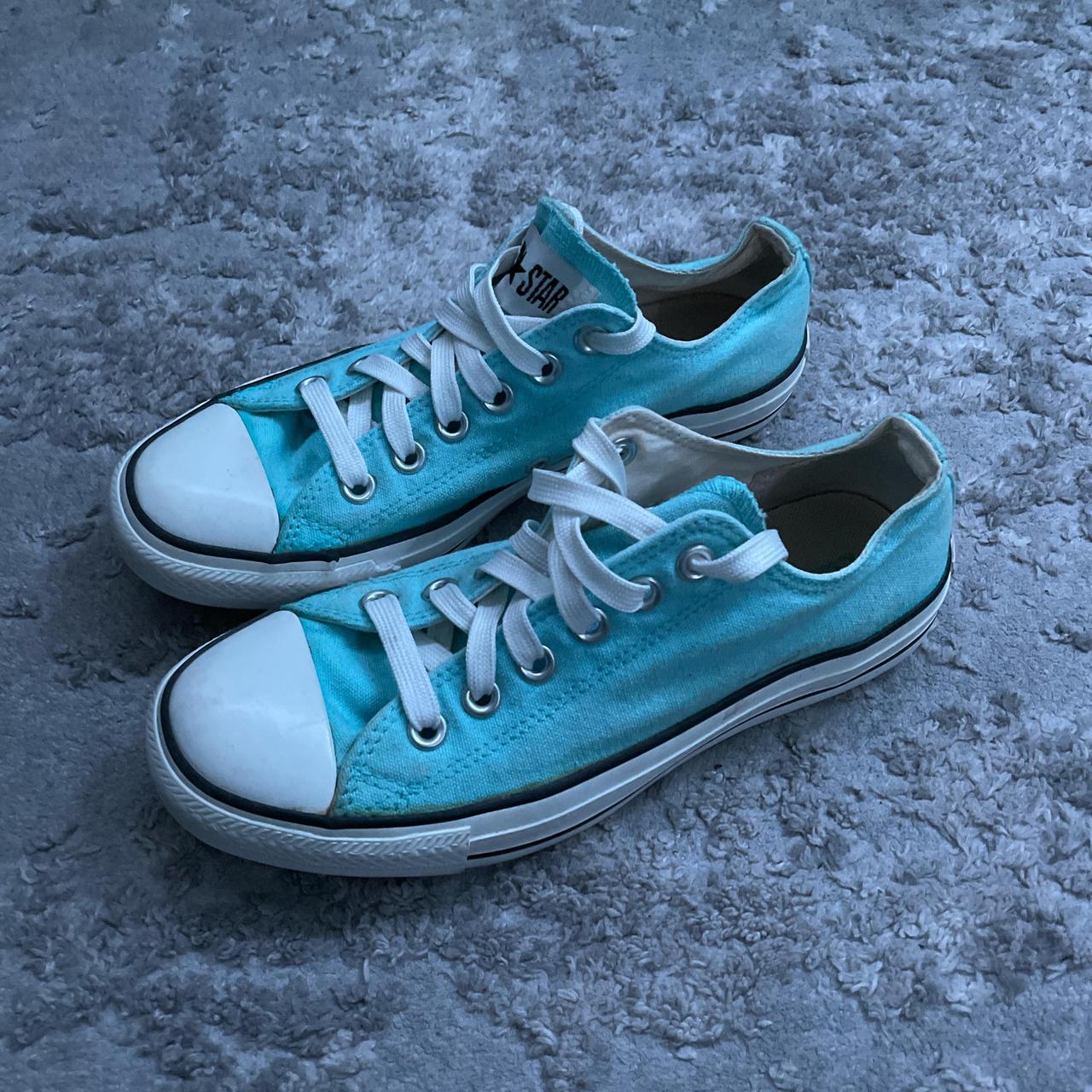 Ladies blue converse size 5 on sale