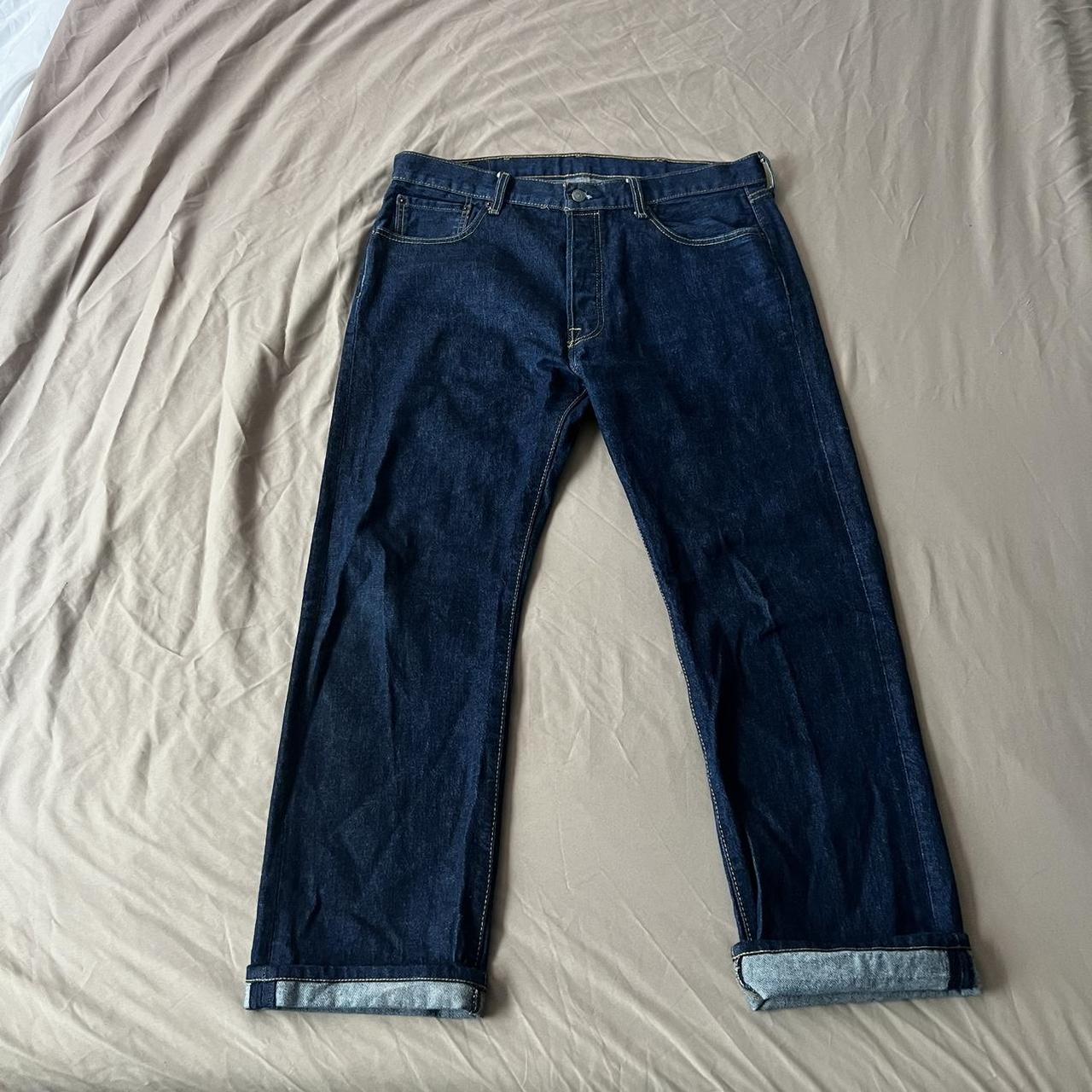 Levi’s 501 Classic. Raw denim look. Really good... - Depop