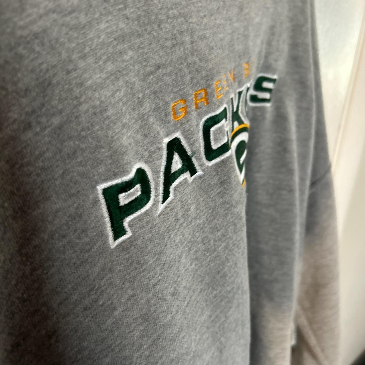 Vintage Lee Sport Green Packers Hoodie Size XL - Depop