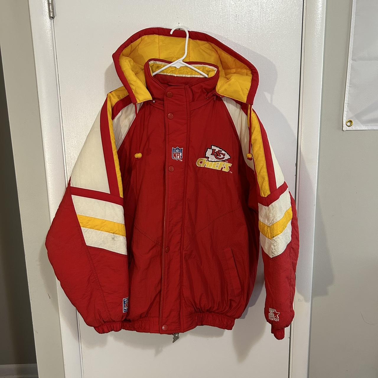 Apex One Kansas City Chiefs Puffer Jacket 30x28.5 - Depop