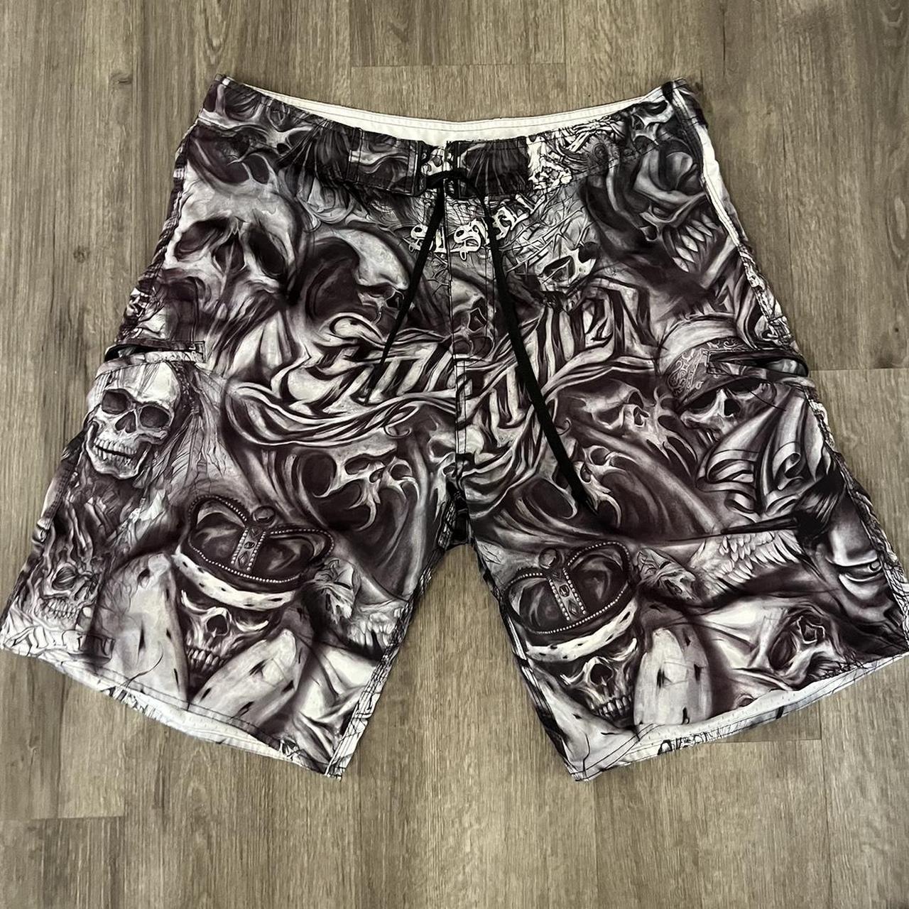 HELLA SWAGG MMA ELITE SWIM SHORTS XL tag is faded... Depop