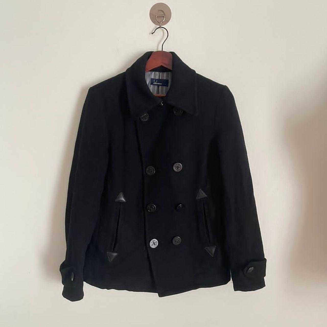 FRED PERRY PEA COAT *tag : FRED PERRY *size on tag... - Depop