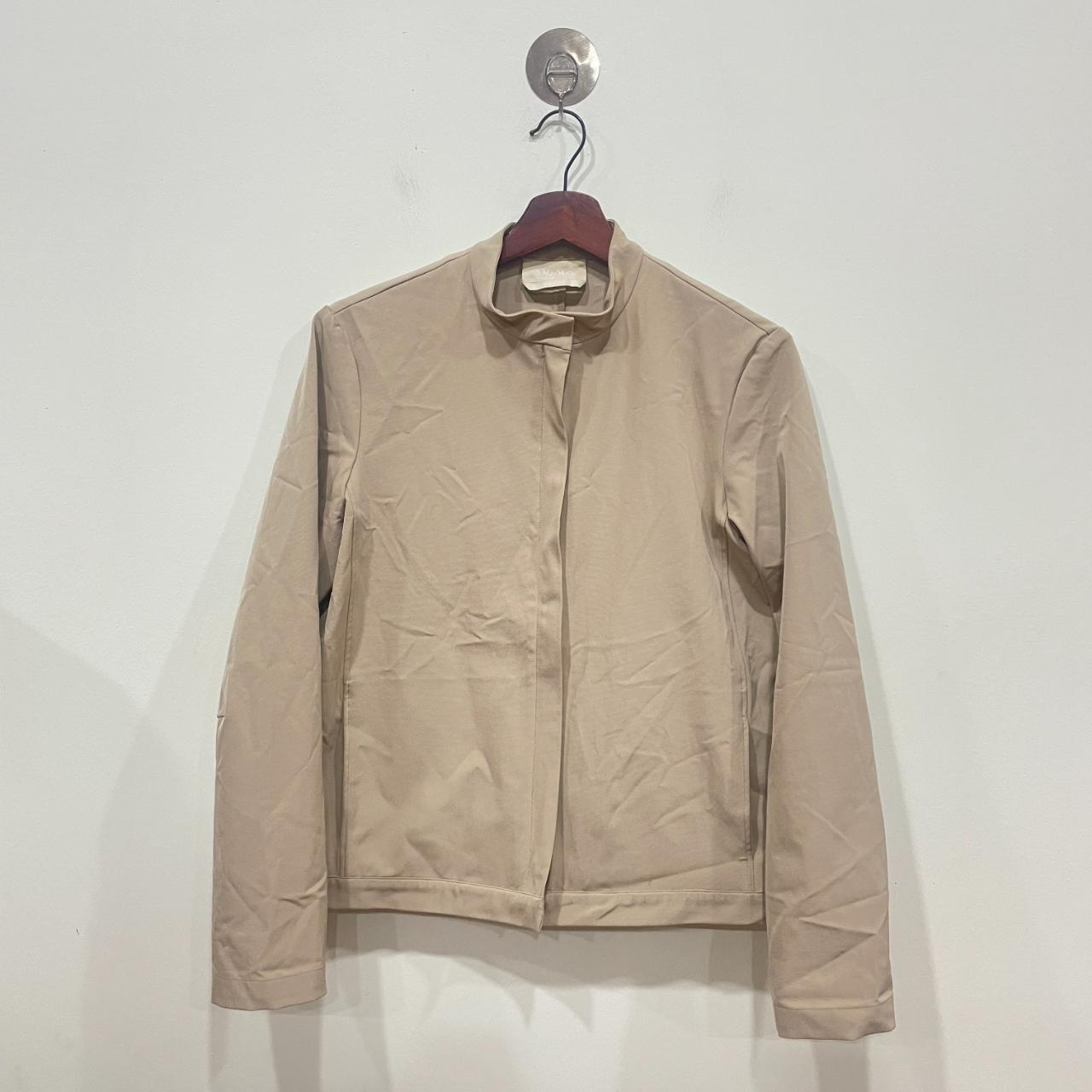 ジャケット MAX MARA Women Jackets 2511041383001 Beige Single-breasted suede jacket, beige | 