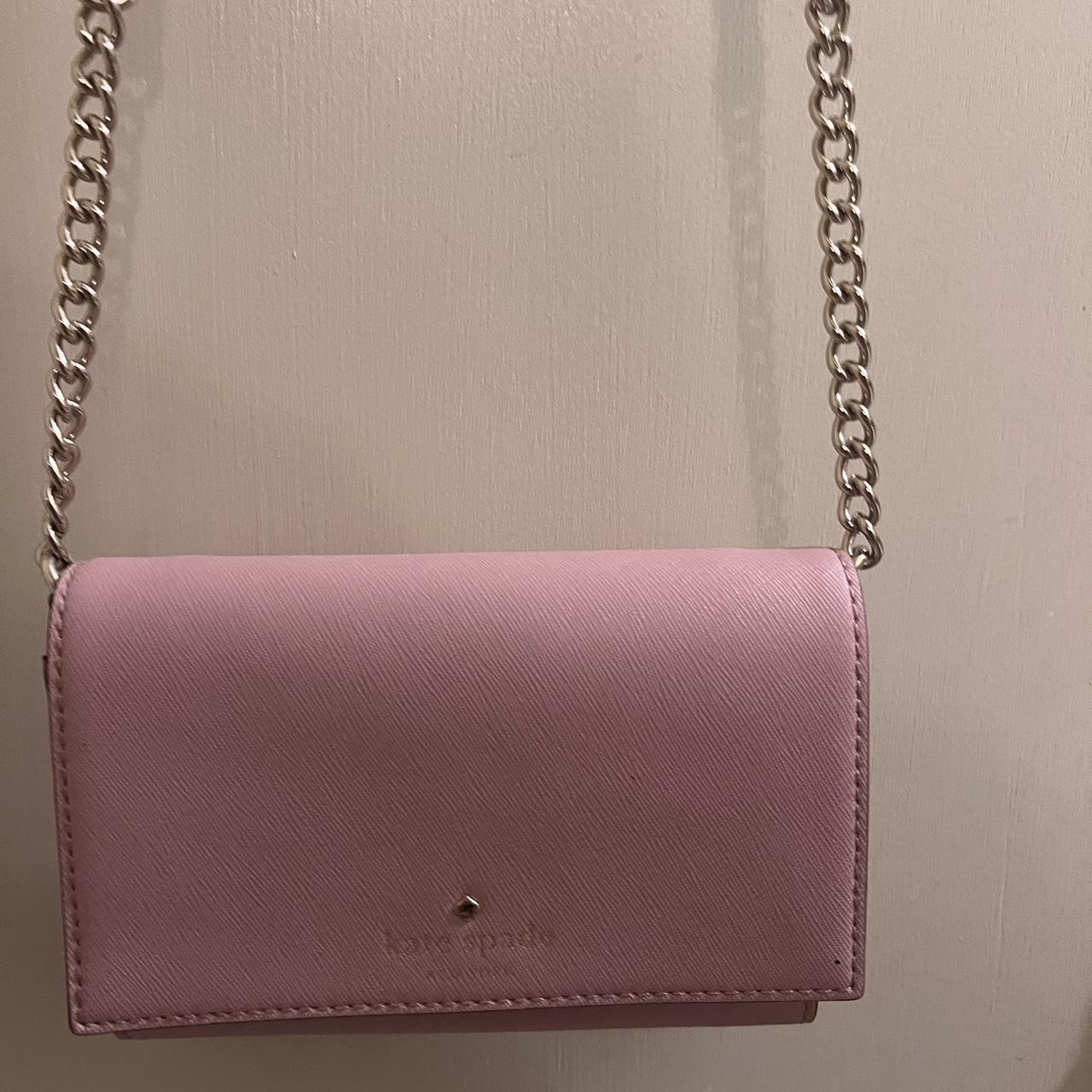 Hot pink mini Kate Spade cross body purse