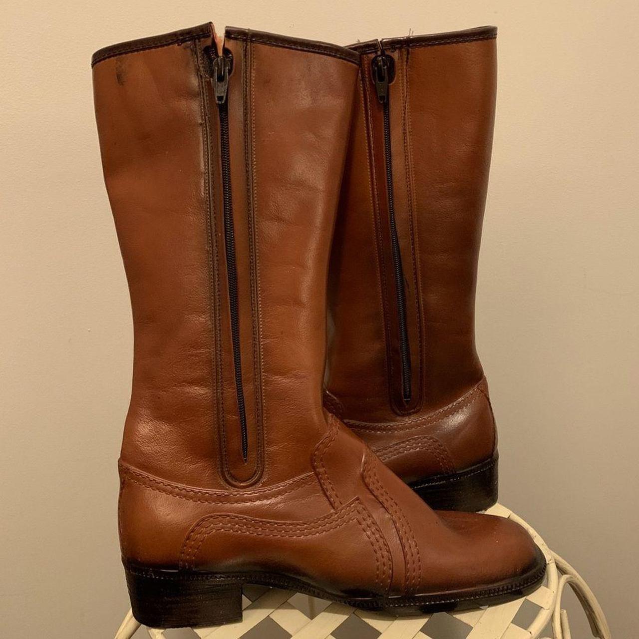 leather riding boots size 9