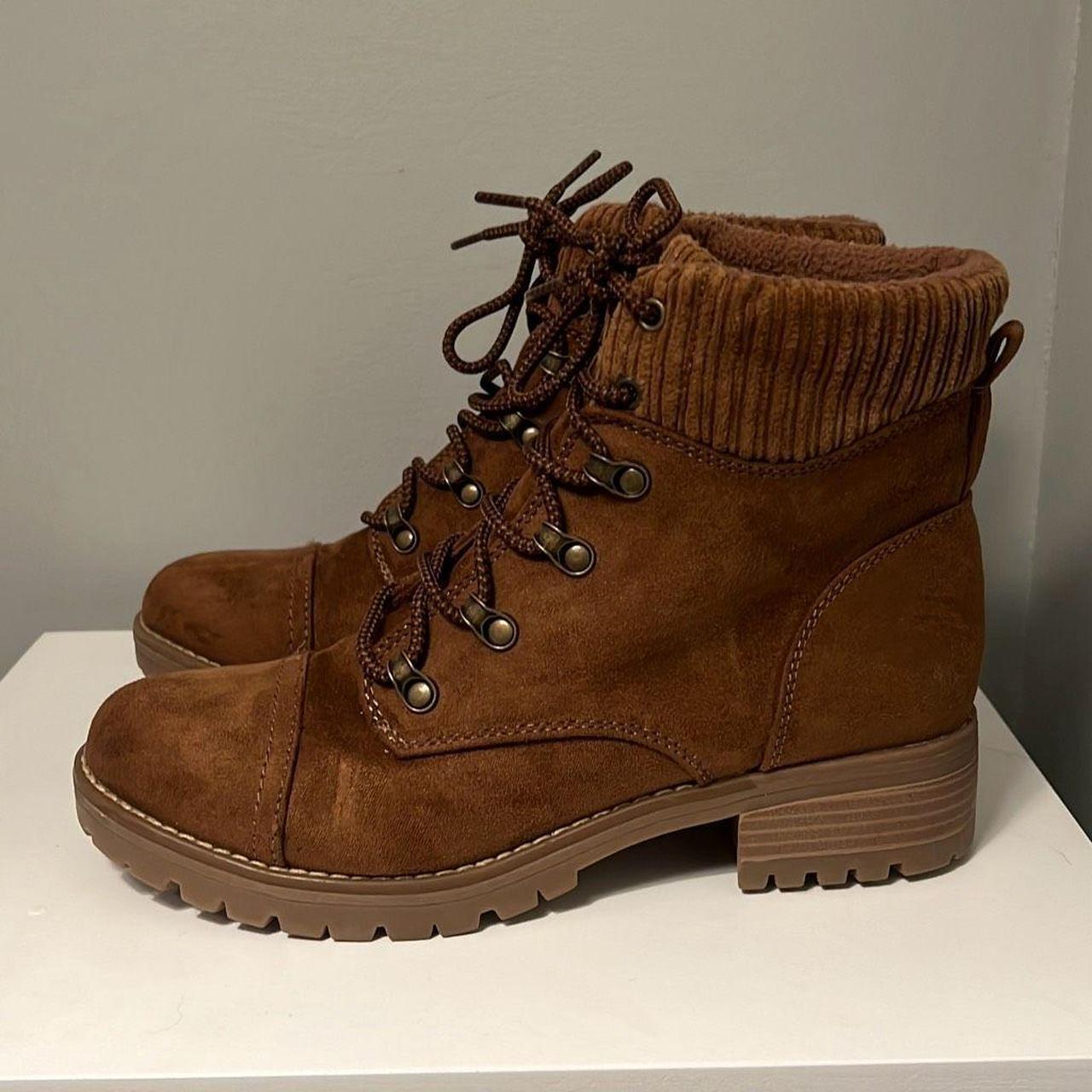 Universal Thread Women's Suede Brown Classic Depop