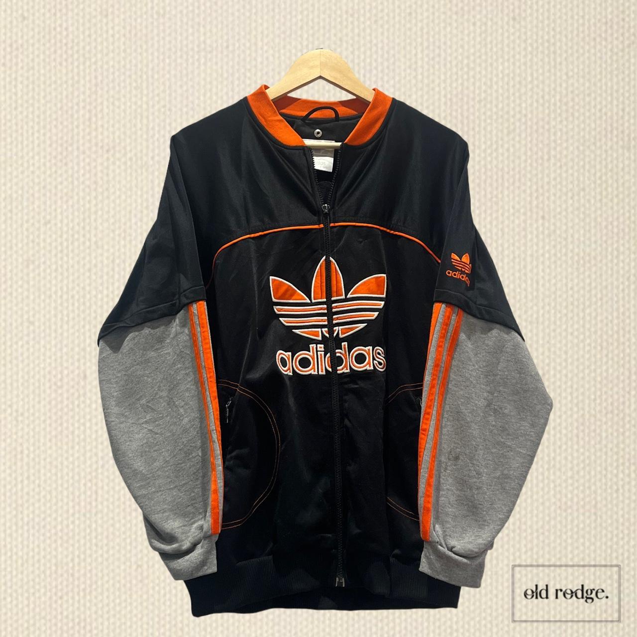 Vintage Adidas Baseball Style Zip Thru Really sick