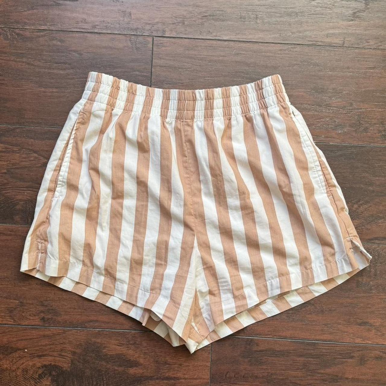 Abercrombie and fitch striped pajama/boxer shorts.... - Depop