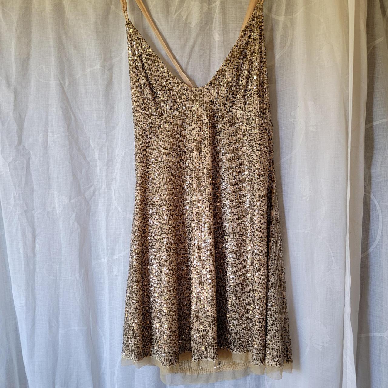 Free People Sequin Dress Super sparkly and perfect... - Depop