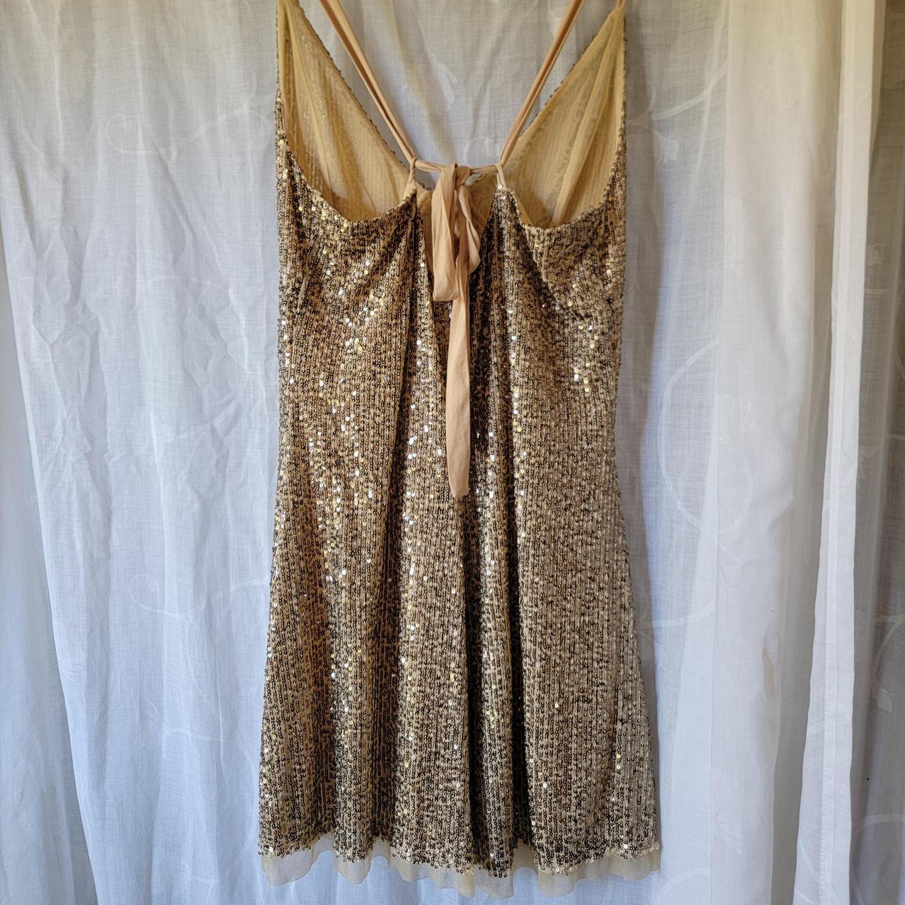 Free People Sequin Dress Super sparkly and perfect... - Depop