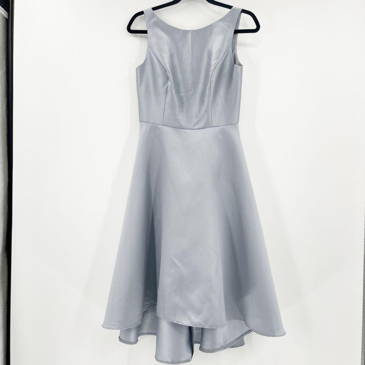 alfred sung high low cocktail dress