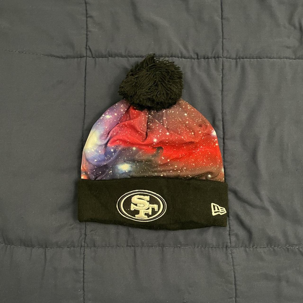 san francisco 49ers beanie red / black free shipping - Depop