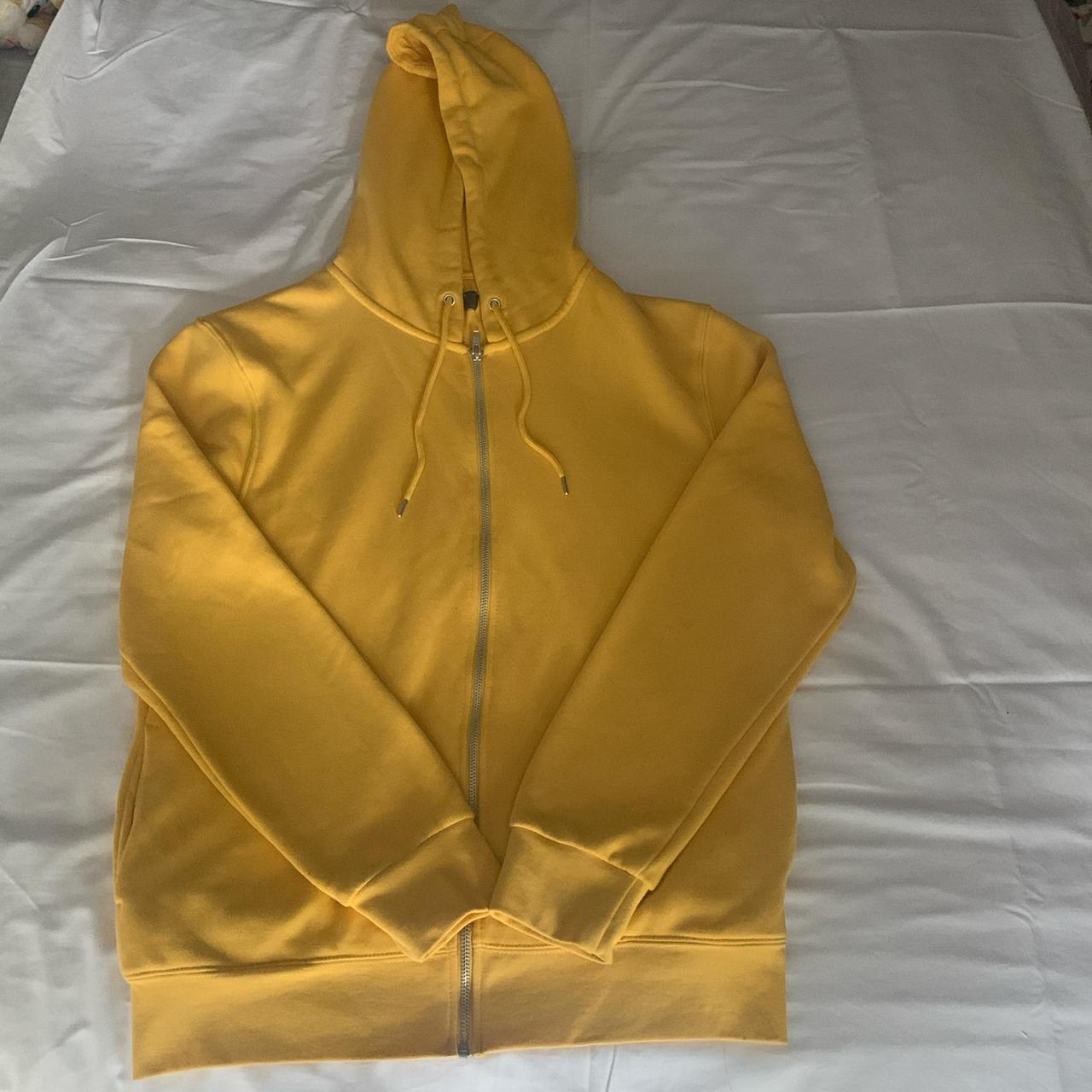 yellow zip up hoodie primark