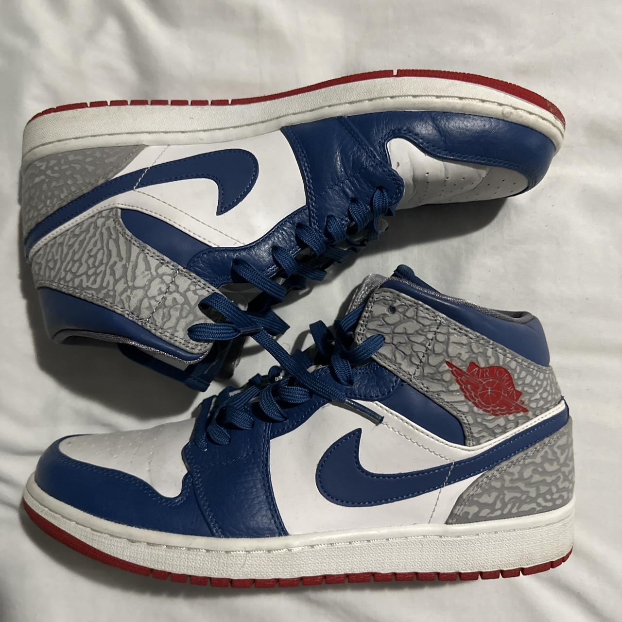 スニーカー Nike Air Jordan 1 Mid 'True Blue' SS 13 2013 Nike Air Jordan 1 Mid 'True Blue' SS 13 2013 (Nike