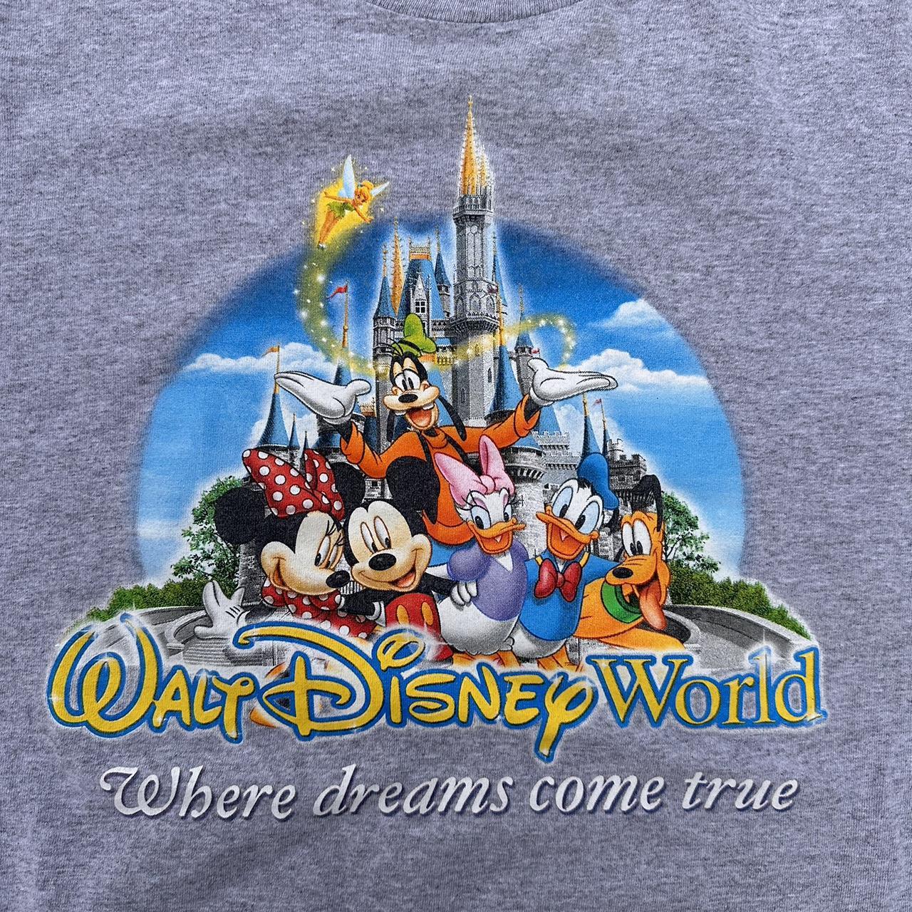 Walt Disney World Where Dreams Come True Grey Shirt for Adults