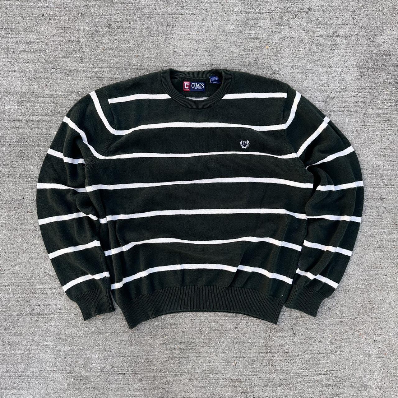 Chaps striped sweater on sale