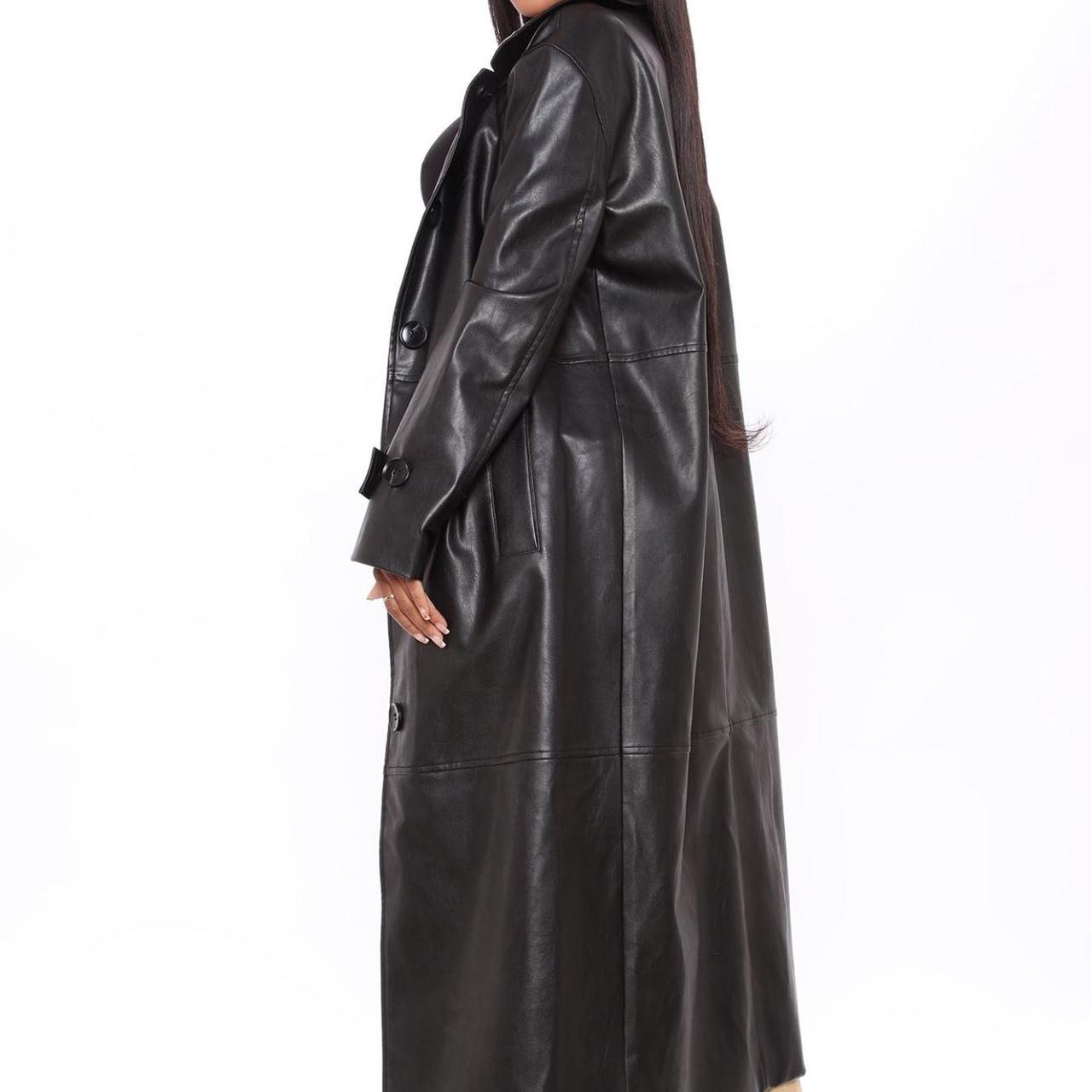 Trench Coat Fashion Nova Black Leather Jacket Gimme A Clue