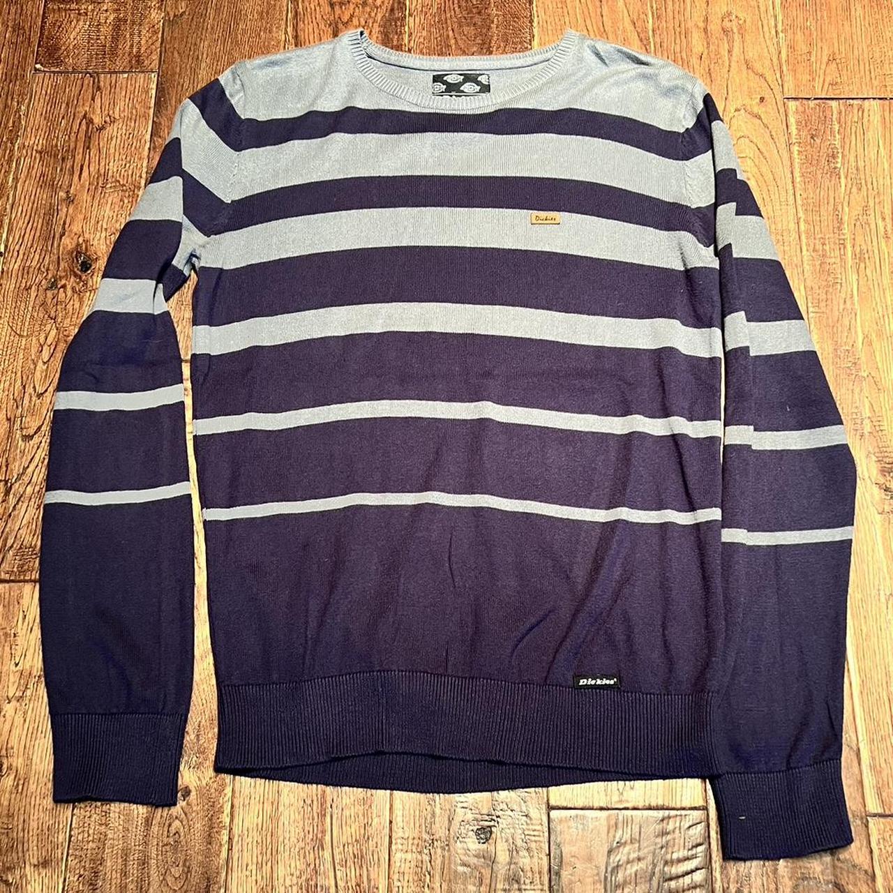 Dickies Fort Worth USA Stripe Jumper - Size Large -... - Depop