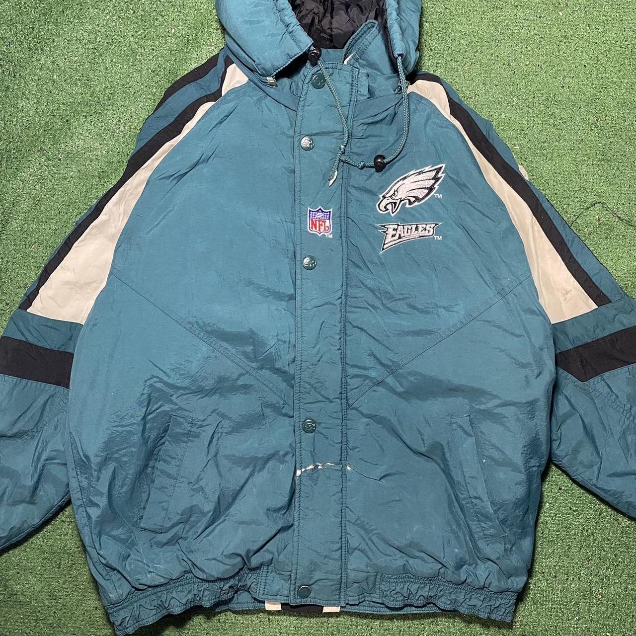 Vintage NFL Pro Line STARTER Philadelphia Eagles Puffer Zip up 