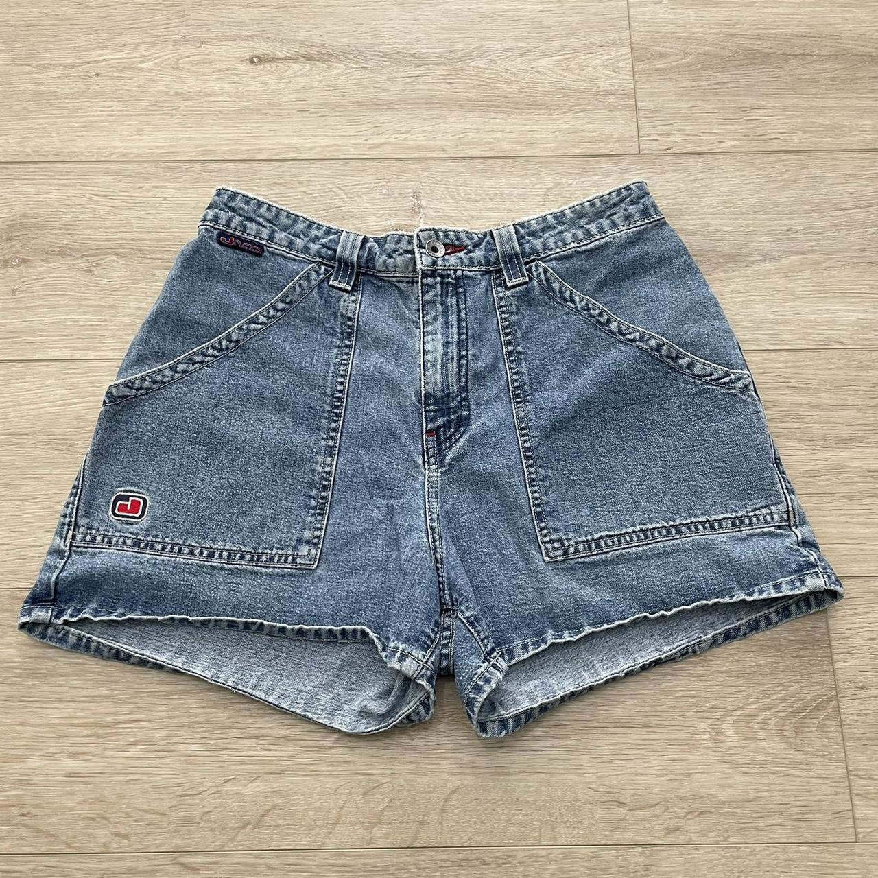 - vintage JNCO jean shorts - made in the USA - size... - Depop