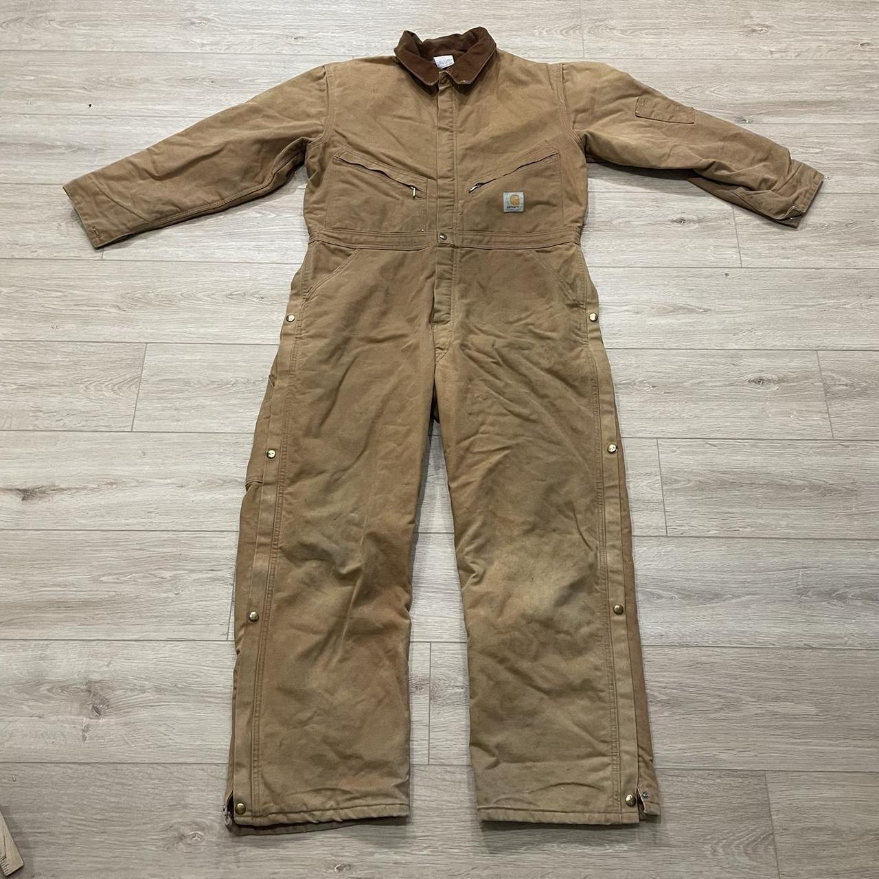  Vintage Carhartt Coveralls Size 44 short,... Depop