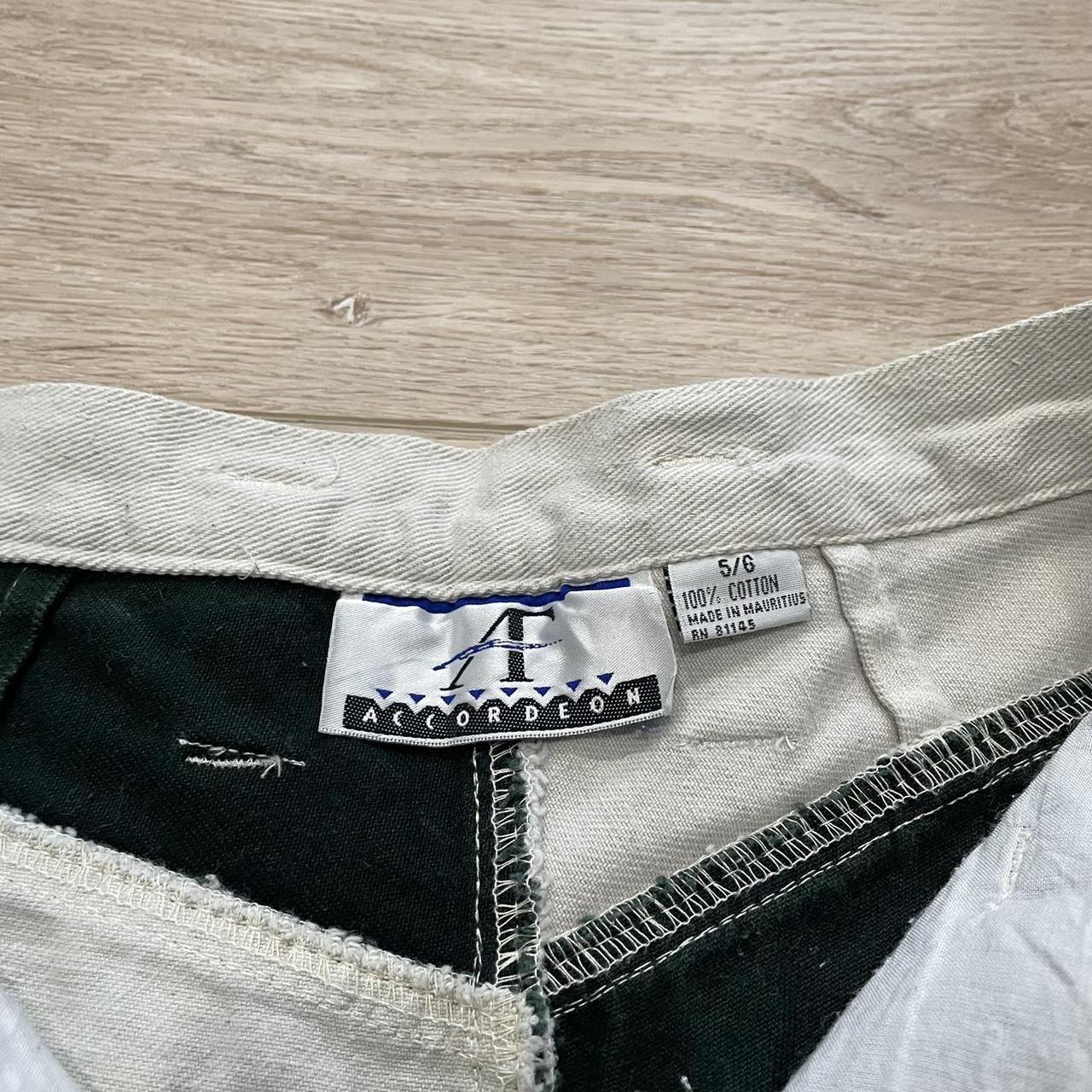  Vintage multi color denim shorts Size 5/6 but... Depop