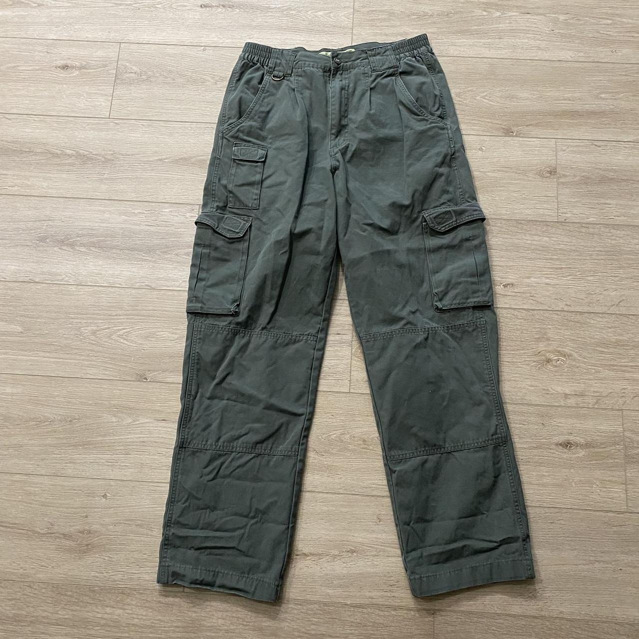 Green Cabela’s cargo pants Stretch waistband Trail... - Depop
