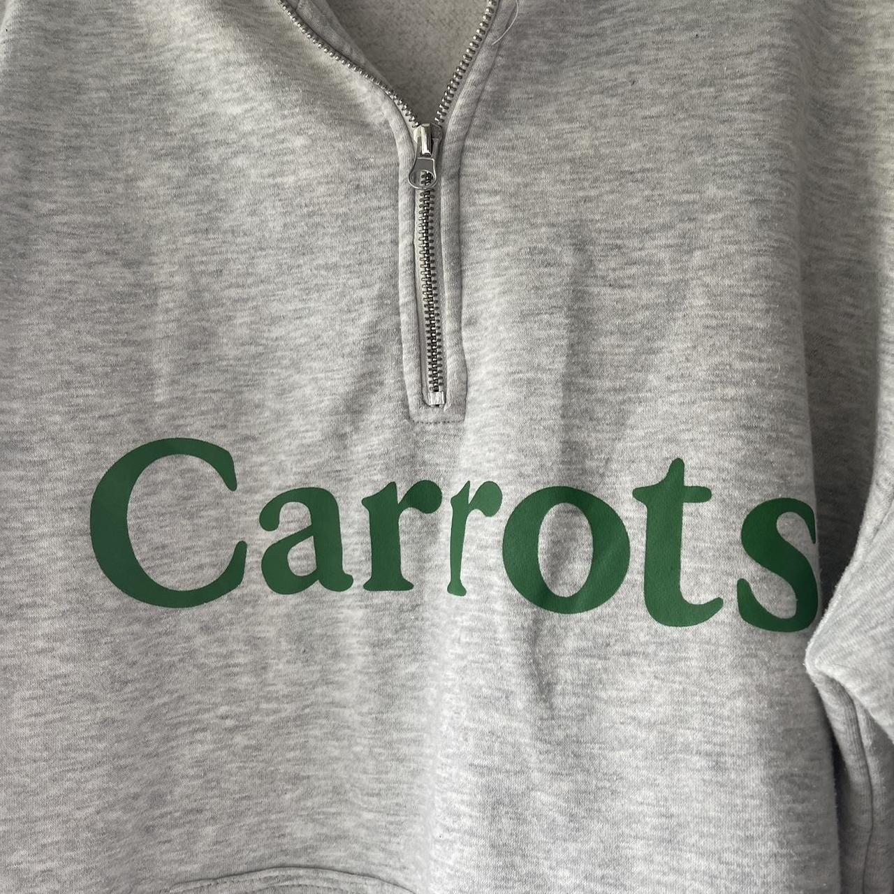 Anwar Carrots grey quarter zip sweatshirt, size...