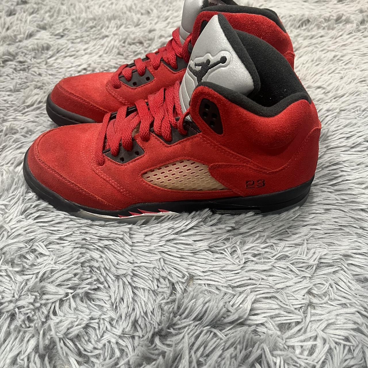 Jordan 5 Raging Bull Size 7 Mens US OG Box Used... - Depop