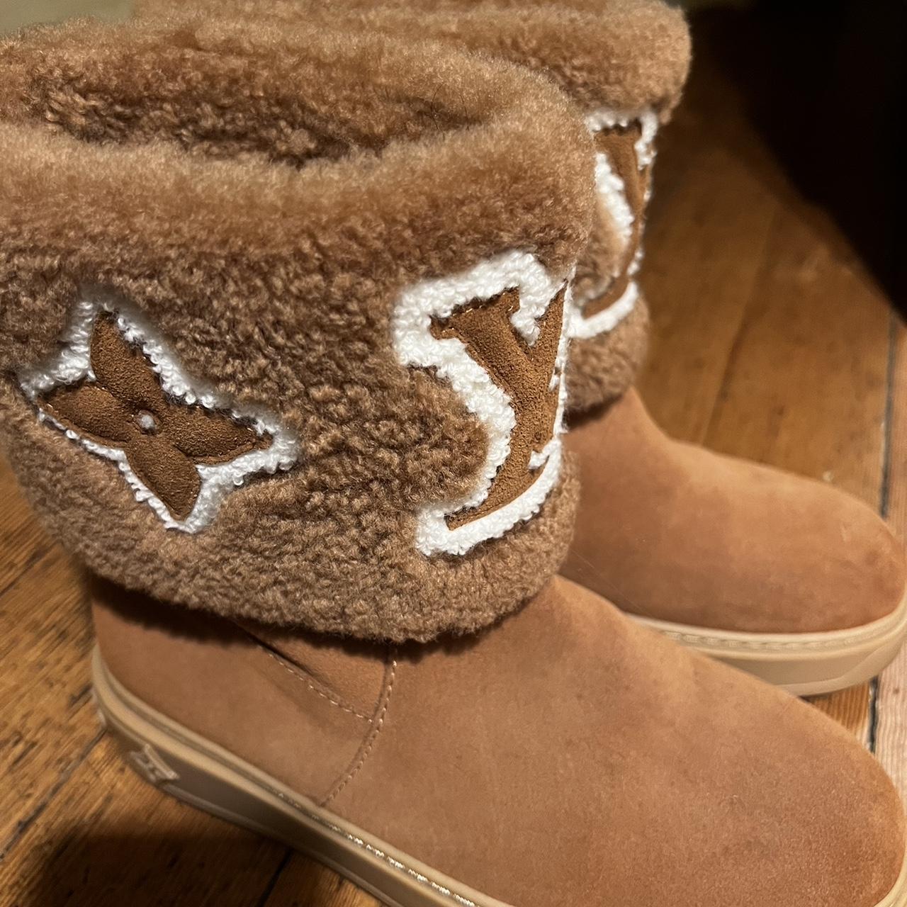 Shearling Boots Louis Vuitton Snowdrop Flat Ankle Boot Louis