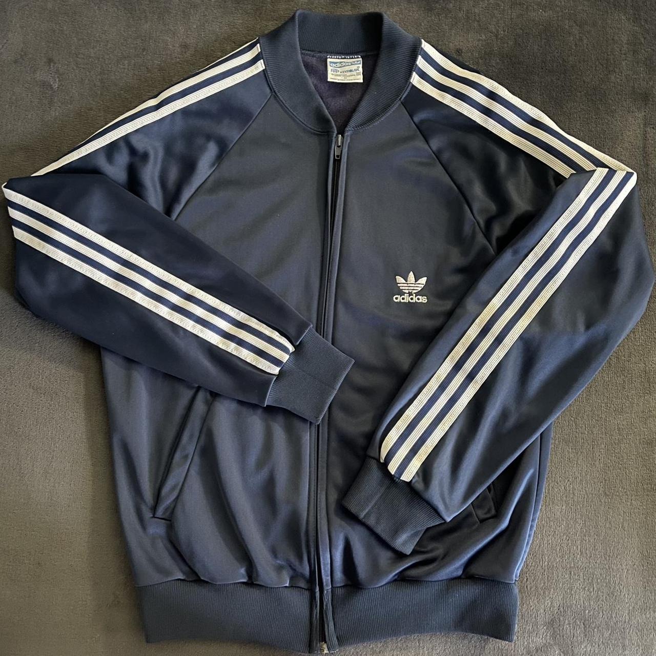 Authentic vintage 80s Adidas 3 stripes tracksuit...