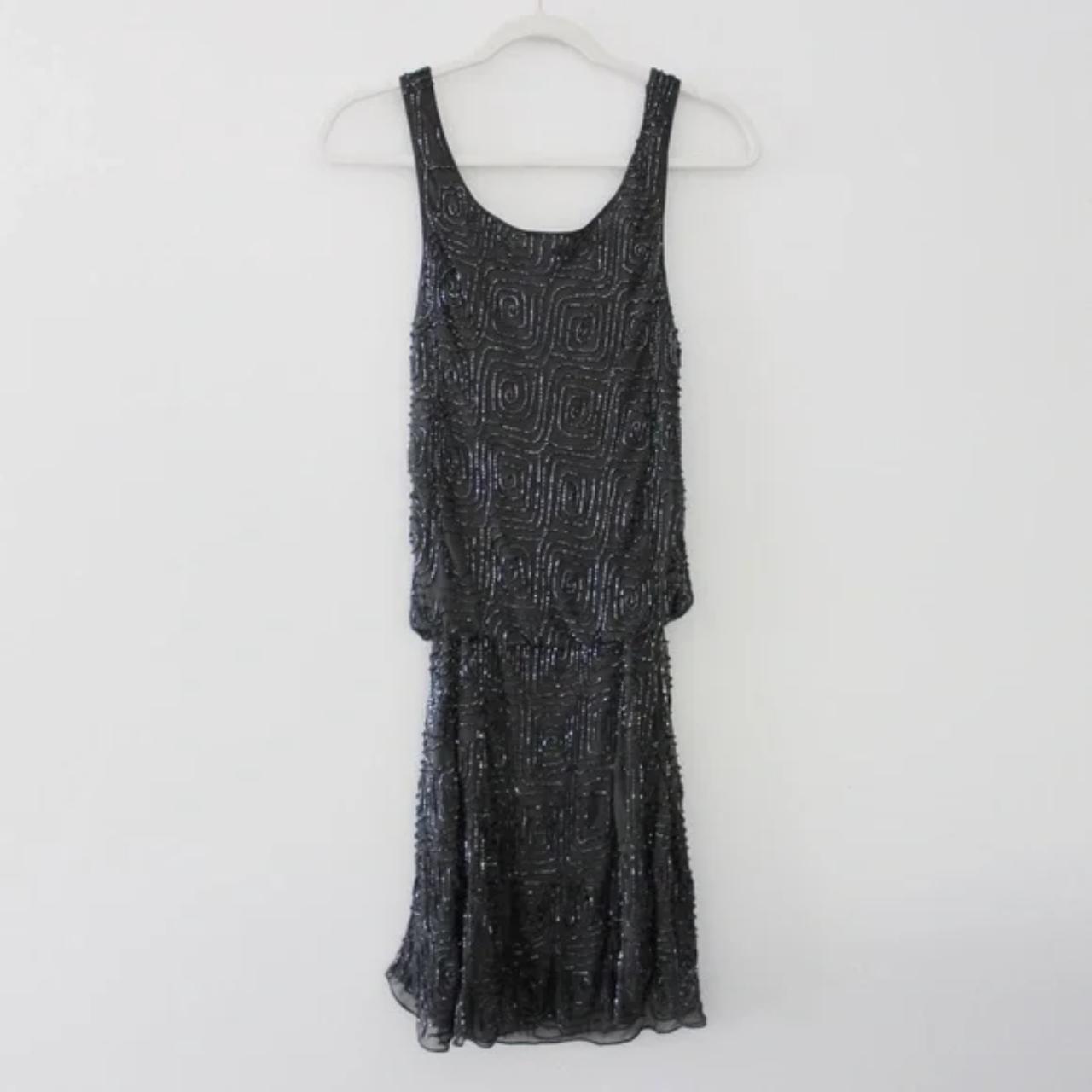 alice + olivia Women's Grey and Silver Dress (2)