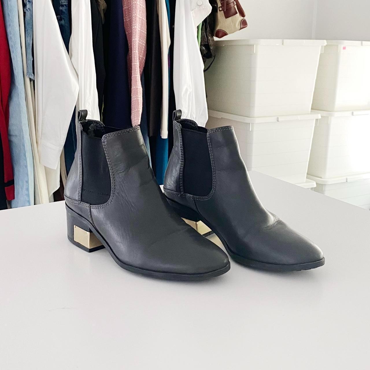 Marc fisher clearance black leather booties