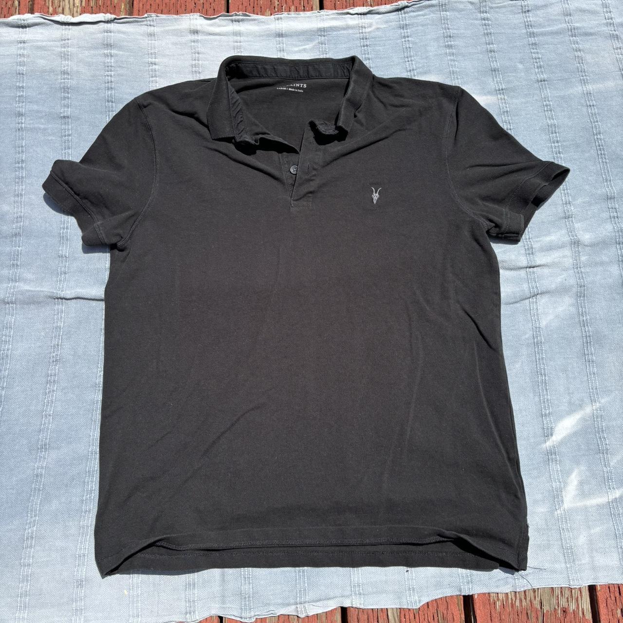 All Saints black polo #allsaints #nordstrom #golf... - Depop