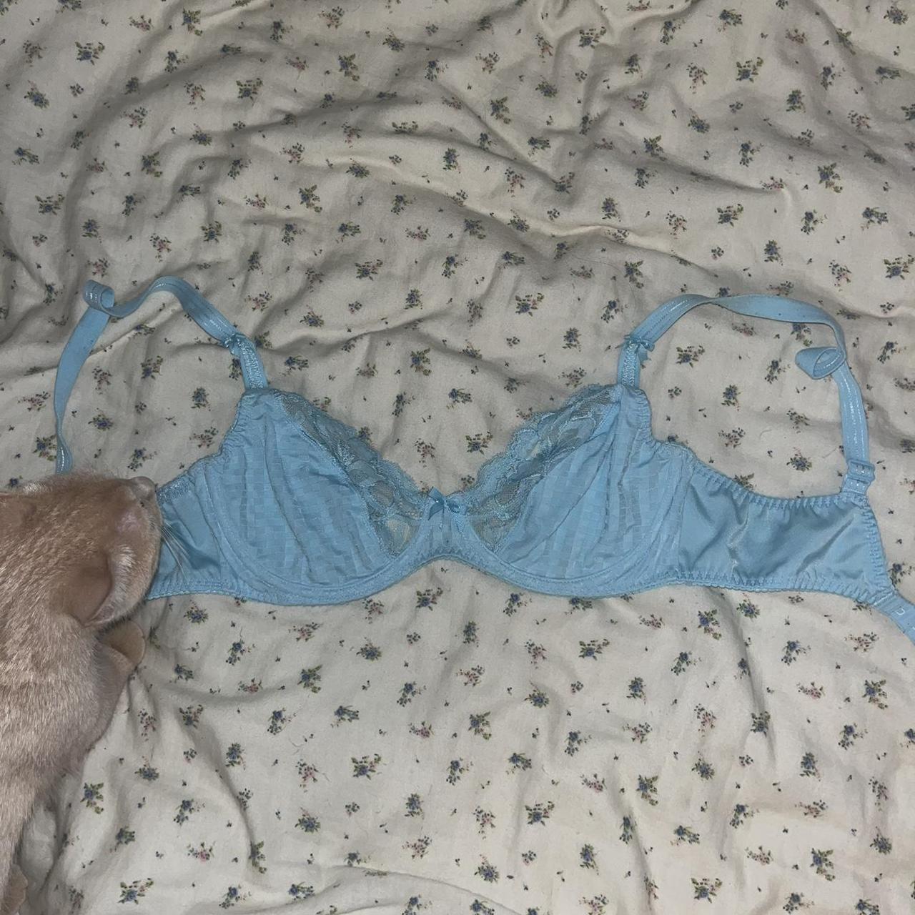 Brand New Secret Possessions Women's Blue Bralette - Depop