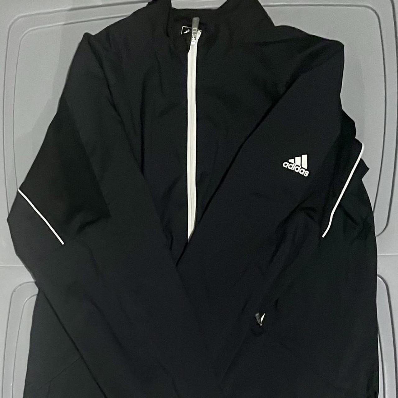 Adidas golf zip up 🤍 - Depop