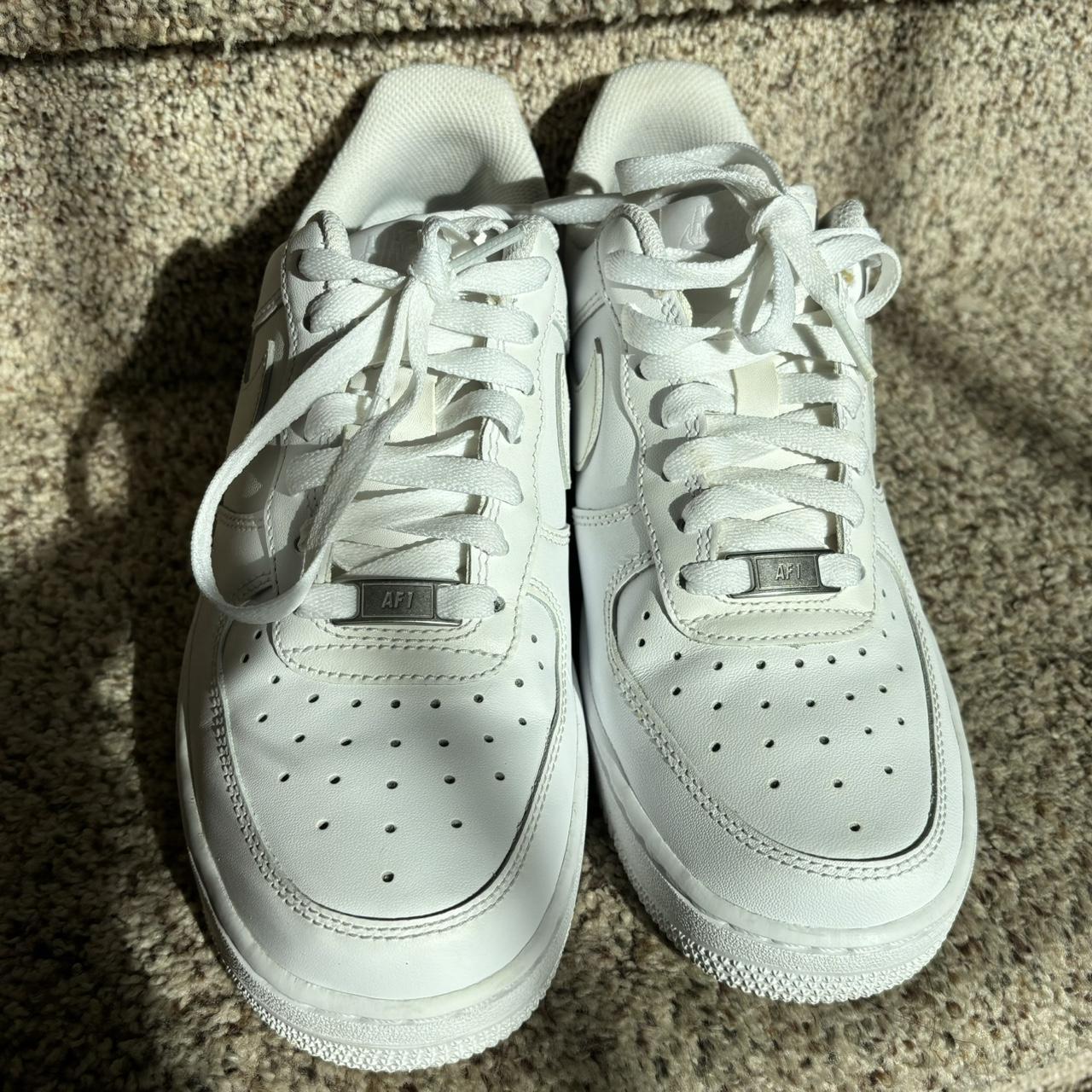 Nike Air Force 1 — size 8 women’s — pretty firm on... - Depop