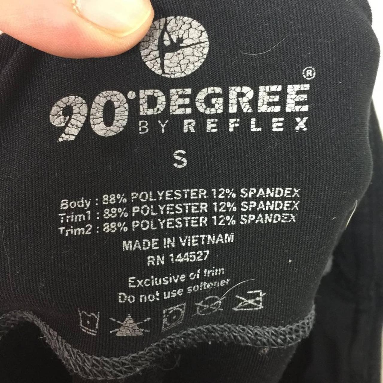 90 DEGREE BY REFLEX Black & Gray Workout Pants Sz - Depop