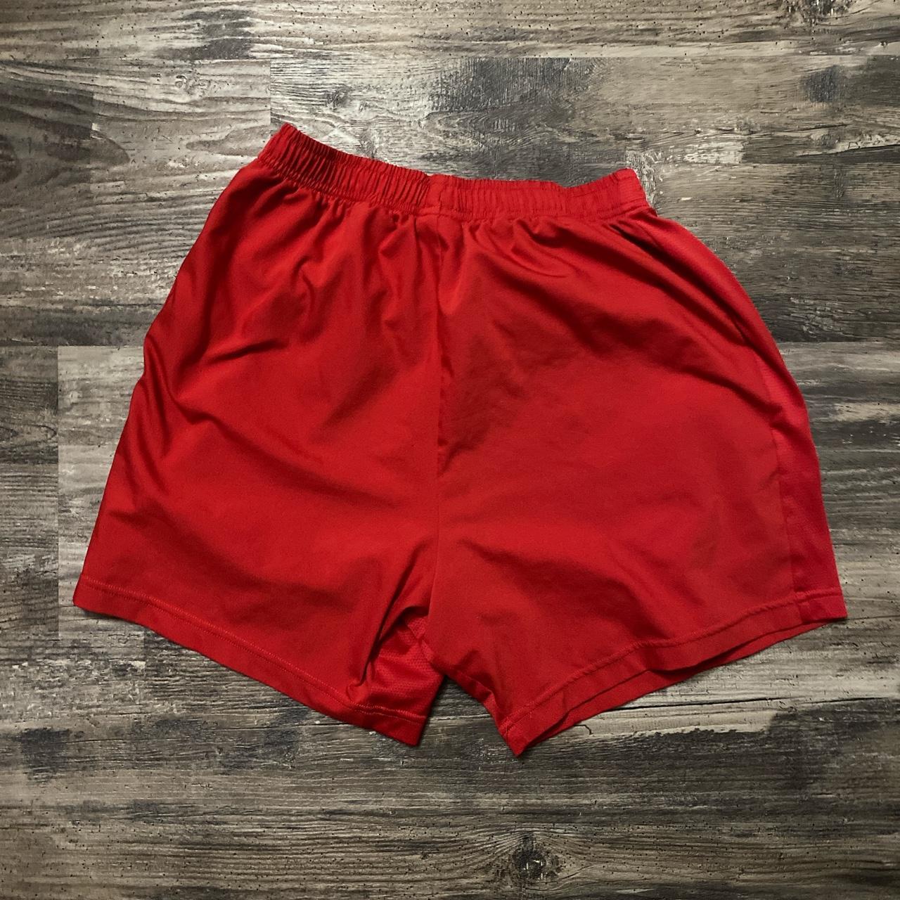 Men's Red and White Shorts | Depop