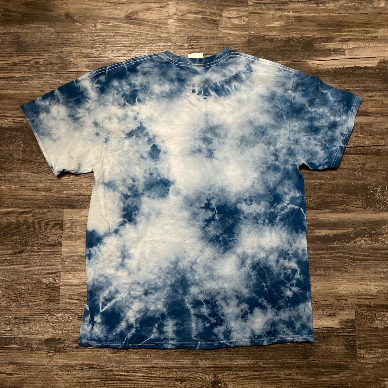 Men's Blue and White T-shirt (3)