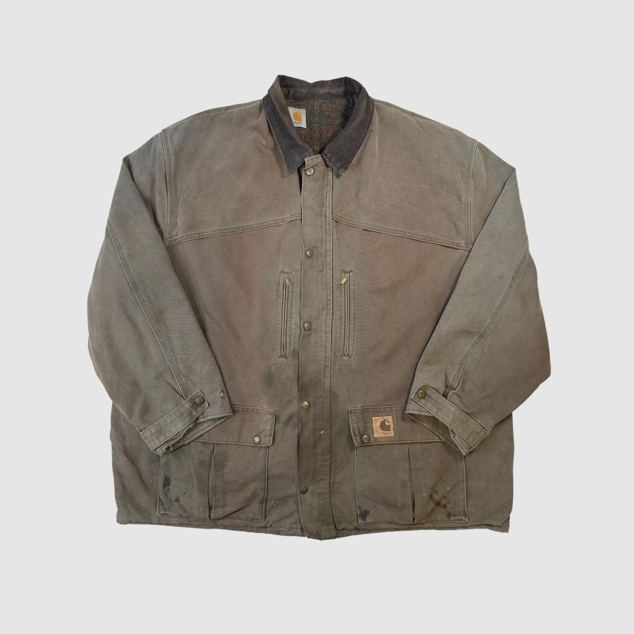 Carhartt Men's Khaki Jacket | Depop