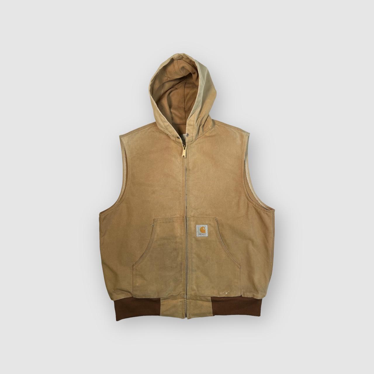 Tan carhartt store vest