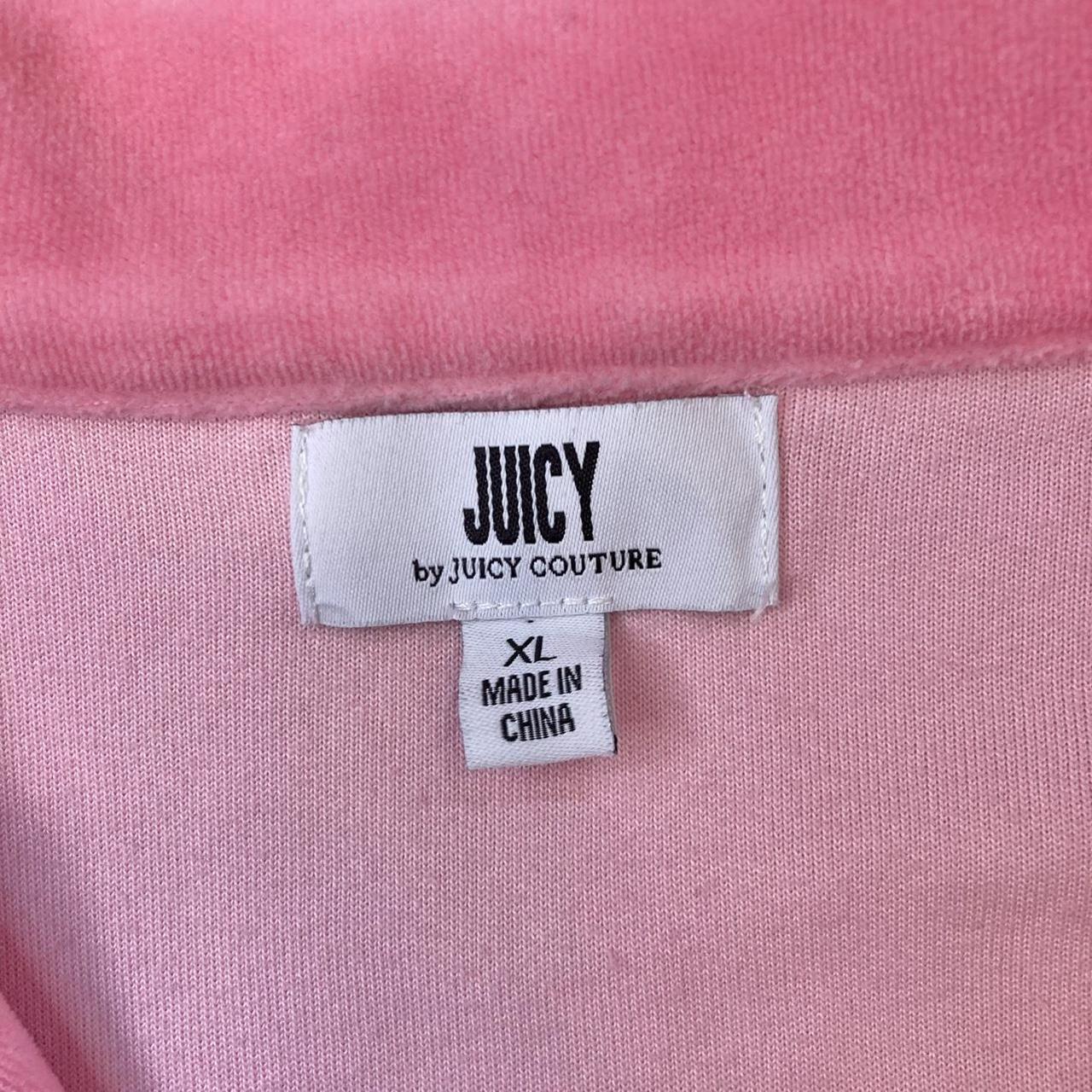 🎀Juicy Couture Bubblegum Pink Bow Velour Romper🎀 ♡... - Depop